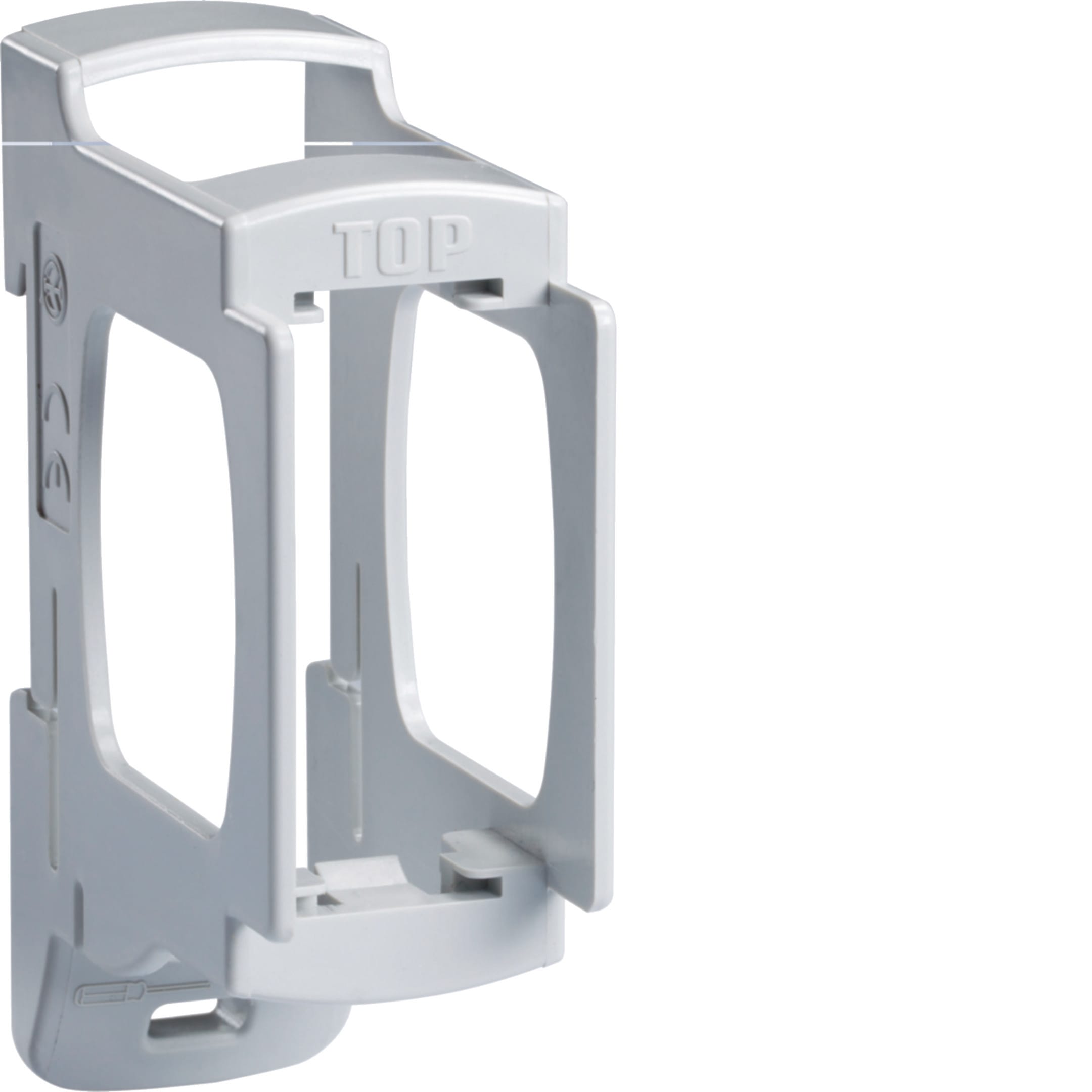HAGER BOCCHIOTTI - SUPP. GUIDA DIN 1 MOD Supporti per guida DIN Pepita GRIGIO