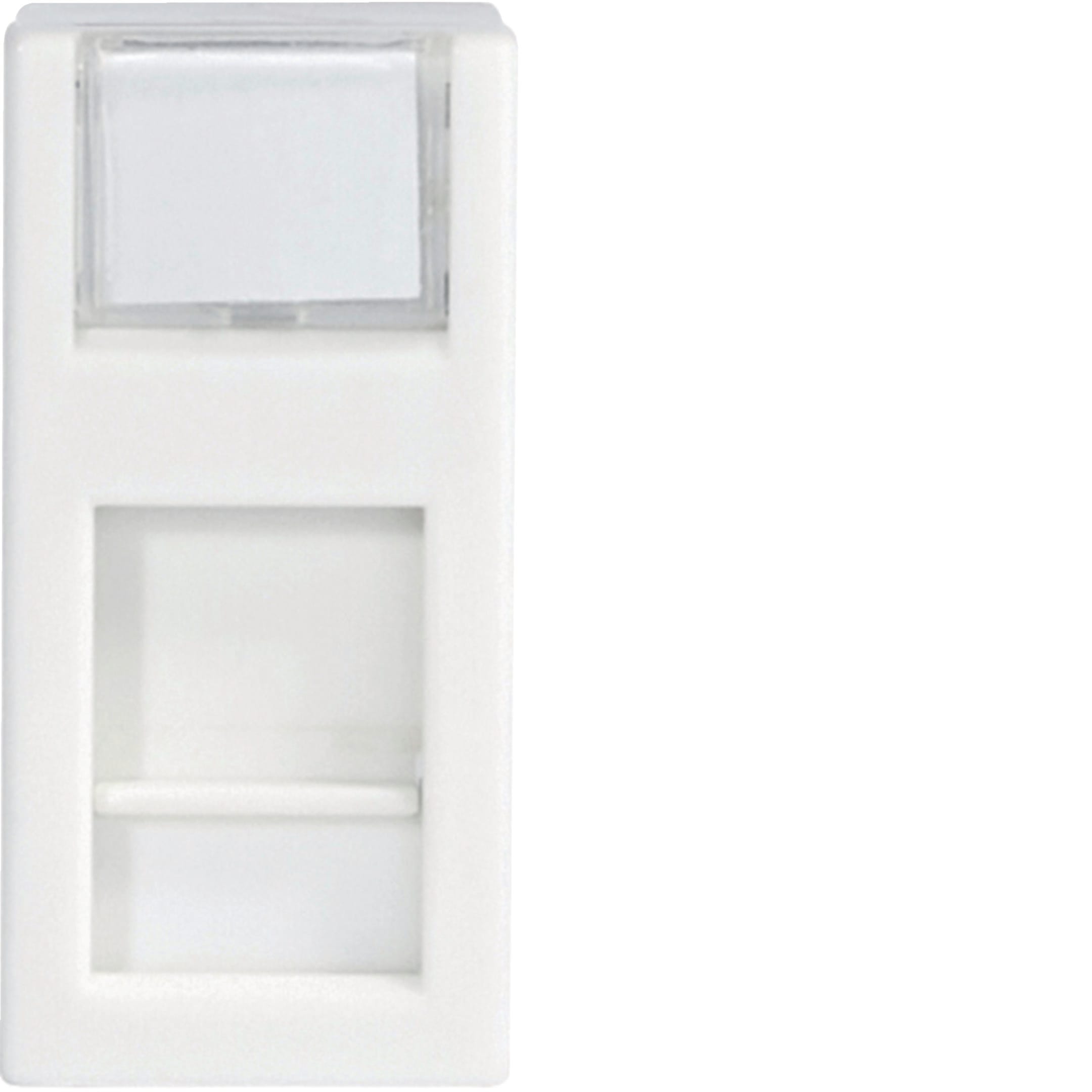 HAGER BOCCHIOTTI - Connettori toolless per cablaggio dati Pepita bianco CONN. RJ45 TL 6 UTP WT