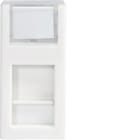 HAGER BOCCHIOTTI - Connettori toolless per cablaggio dati Pepita bianco CONN. RJ45 TL 6 UTP WT