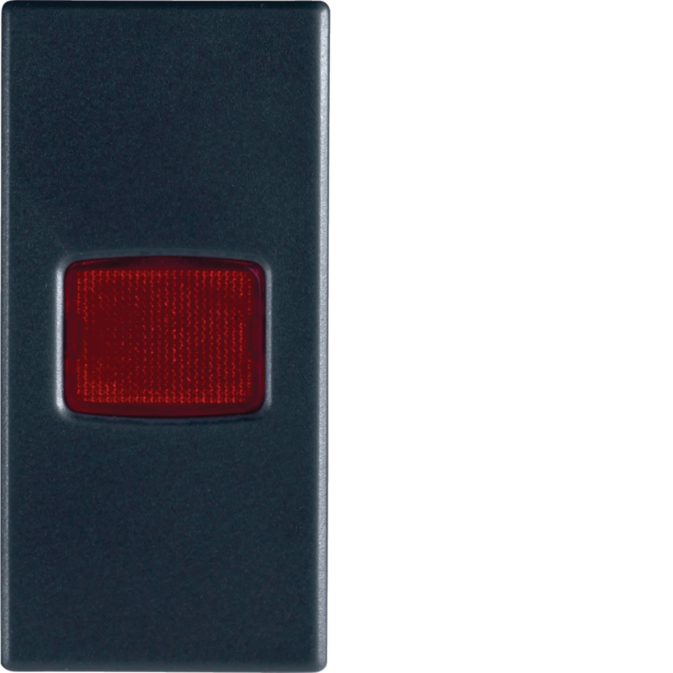 HAGER BOCCHIOTTI - Spia piana luminosa con diffusore a led Pepita nera