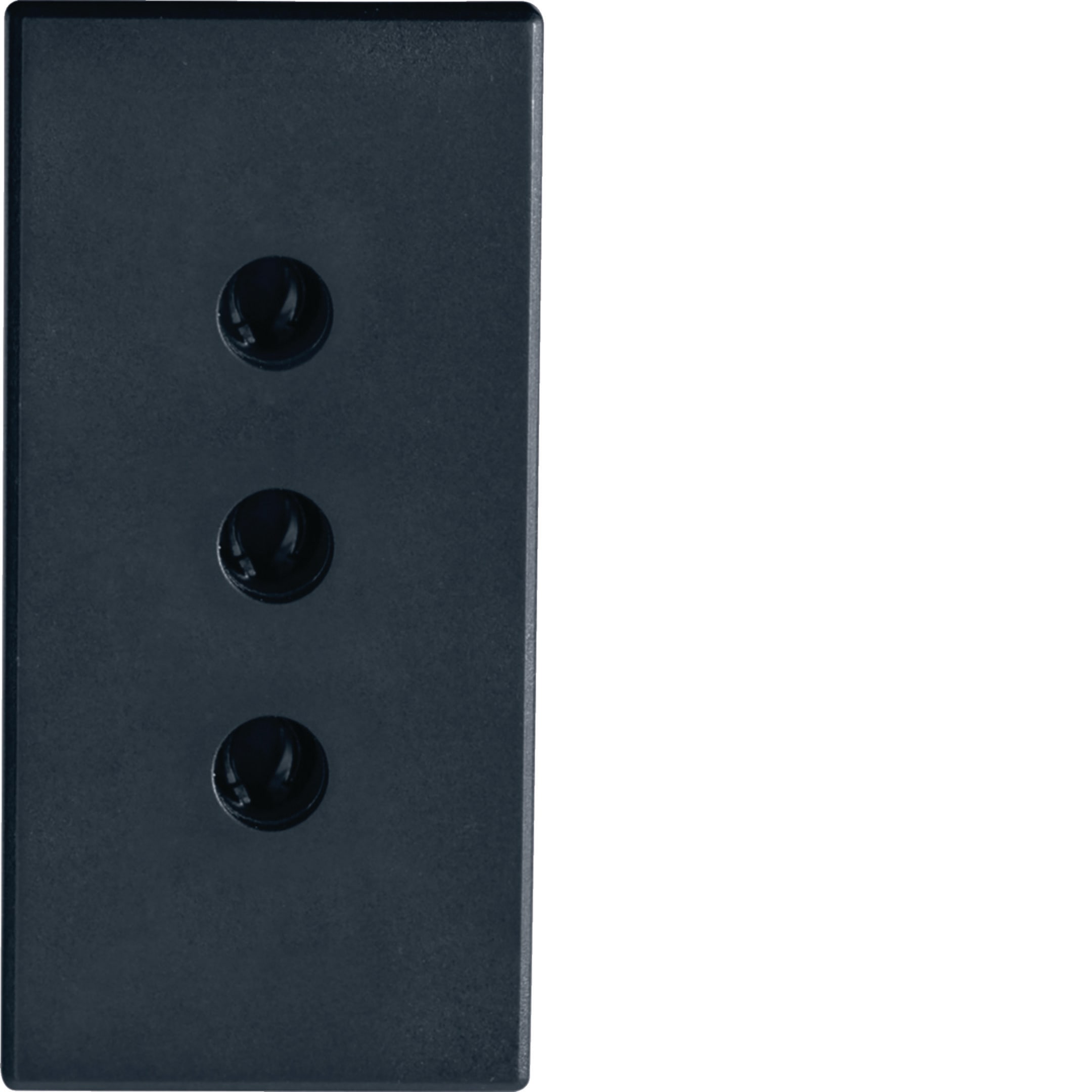 HAGER BOCCHIOTTI - PRS 2P+T 10A BK Prese standard italiano Pepita NERO