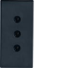 HAGER BOCCHIOTTI - PRS 2P+T 10A BK Prese standard italiano Pepita NERO