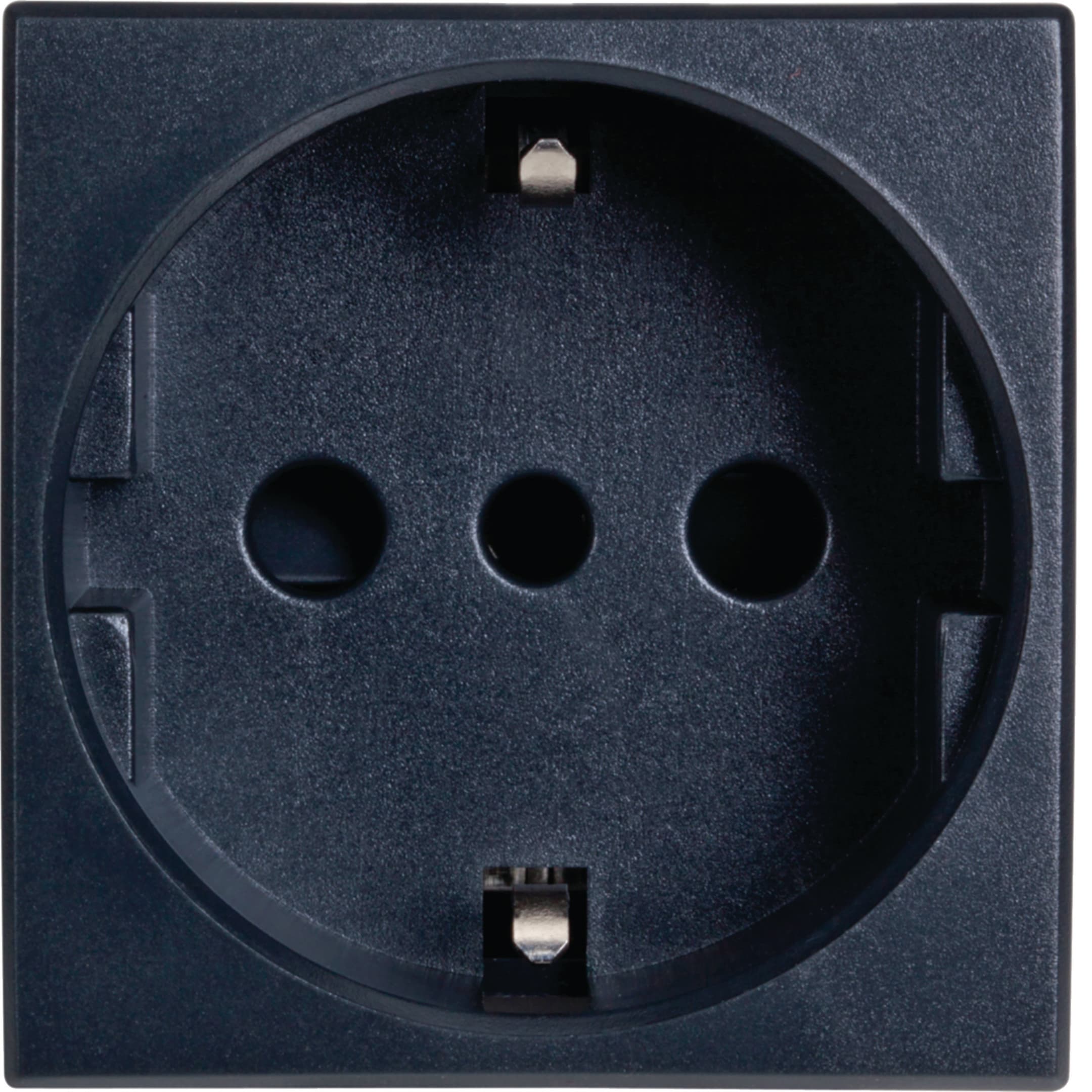 HAGER BOCCHIOTTI - Presa schuko P30 Pepita nera PRS SCHUKO 2P+T 16A BK