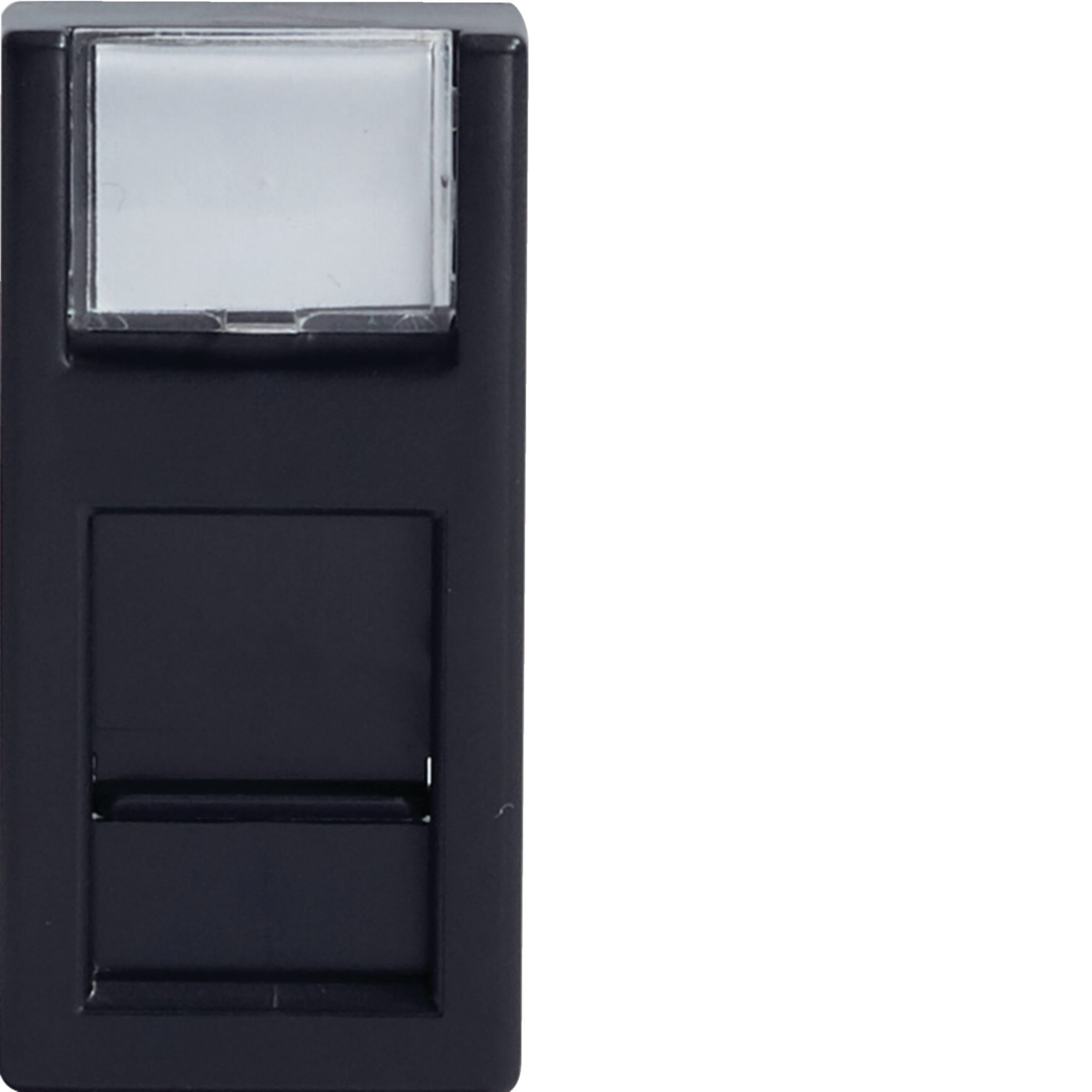 HAGER BOCCHIOTTI - Connettore toolless per cablaggio dati Pepita nero CONN. RJ45 TL 6 UTP BK
