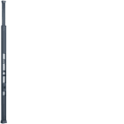 HAGER BOCCHIOTTI - Colonna monofacciale porta apparecchi in alluminio nero ardesia UNA 2700 NR