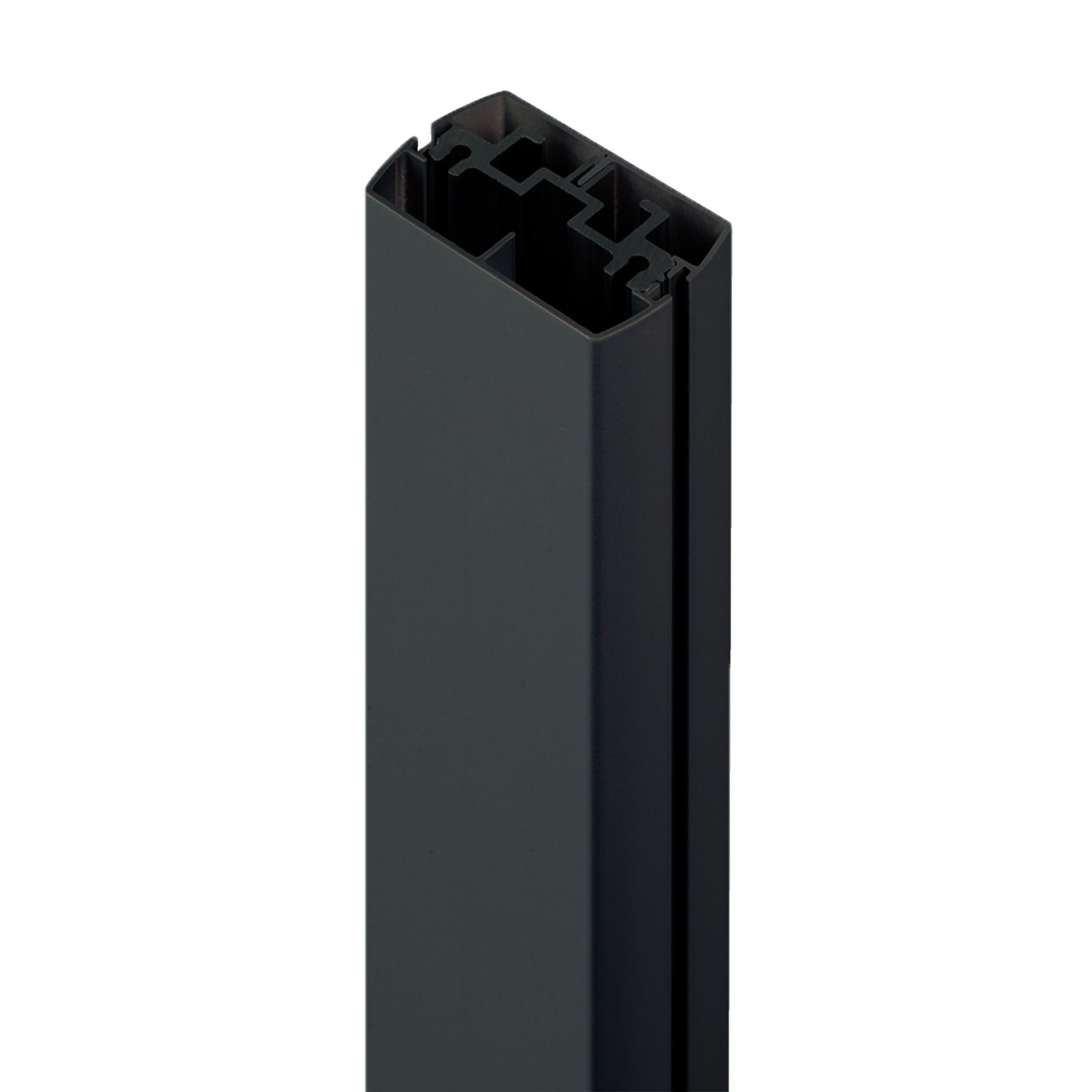 HAGER BOCCHIOTTI - Tubo telescopico per colonna UNA in alluminio nero ardesia TELE UNA 2700 NR
