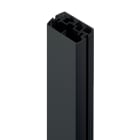 HAGER BOCCHIOTTI - Tubo telescopico per colonna UNA in alluminio nero ardesia TELE UNA 2700 NR