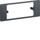 HAGER BOCCHIOTTI - Riduzione da 6 a 4 moduli per scatole SBA6 linea TBA-Art nero ardesia RN 6-4 A