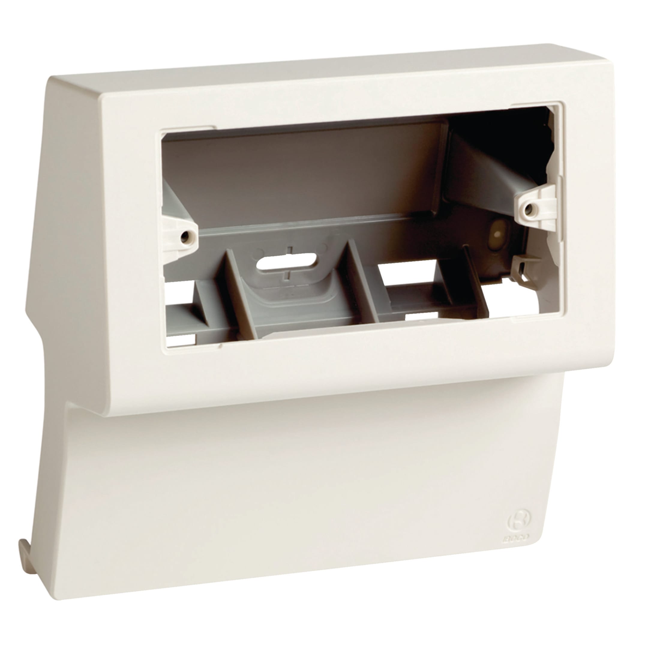 HAGER BOCCHIOTTI - SBNI 4-3 W Scatola porta apparecchi UNIVERSALE per canale TBN BIANCO
