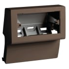 HAGER BOCCHIOTTI - Scatola porta apparecchi universale 4-3 moduli linea TBN marrone SBNI 4-3 B