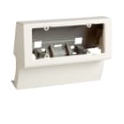 HAGER BOCCHIOTTI - SBNI 6 W Scatola porta apparecchi UNIVERSALE per canale TCN BIANCO