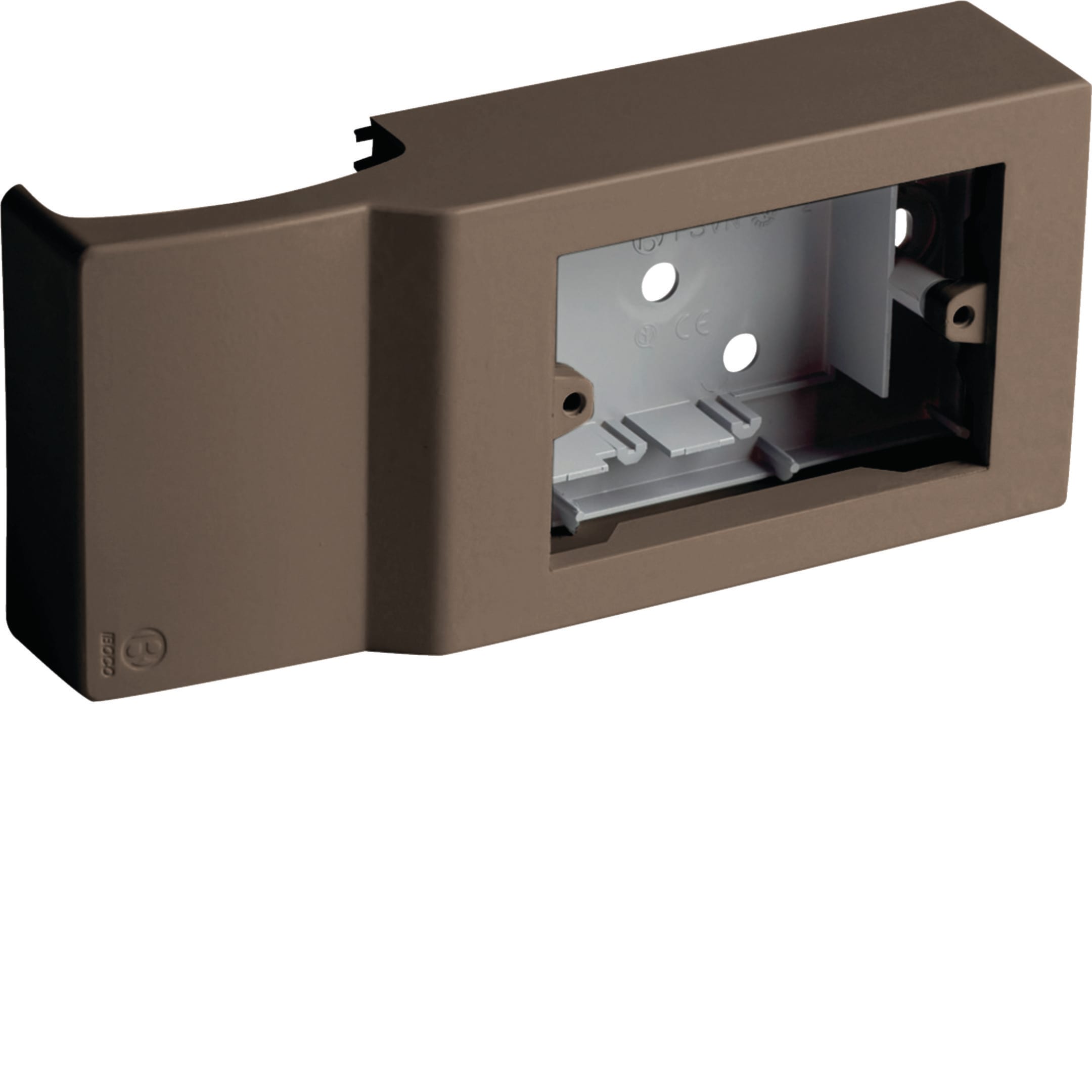 HAGER BOCCHIOTTI - Scatola porta apparecchi universale 3 moduli linea TCN marrone SRCNI B