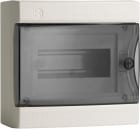 HAGER BOCCHIOTTI - Centralino 8 moduli con portella fumè Pablo IP40 Design bianco IP40 DSG 08 W