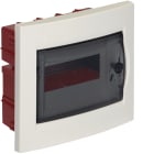 HAGER BOCCHIOTTI - Centralino 8 moduli con portella fumè Pablo IP40 Incasso bianco IP40 INC 08 W