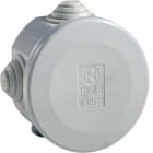HAGER BOCCHIOTTI - Cassetta di derivazione IP44 grigia diametro 65x35 con passatubi IP44 01 GRI