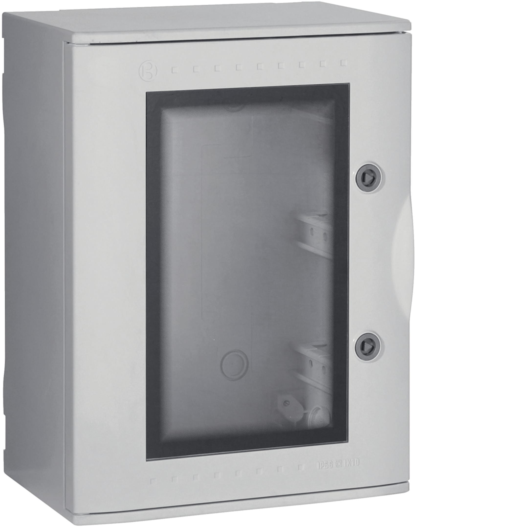 HAGER BOCCHIOTTI - Quadro in vetroresina oblò 425x325x180mm IP66 36M grigio Pedro VTR 02 OBLO'