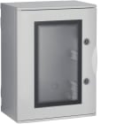 HAGER BOCCHIOTTI - Quadro in vetroresina oblò 425x325x180mm IP66 36M grigio Pedro VTR 02 OBLO'