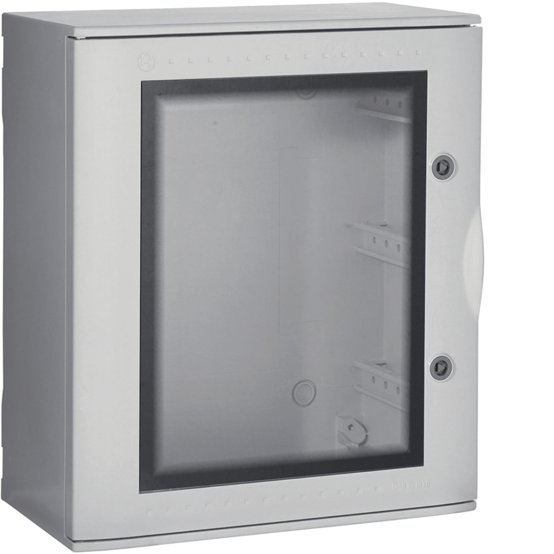 HAGER BOCCHIOTTI - Quadro in vetroresina oblò 500x430x210mm IP66 54M grigio Pedro VTR 03 OBLO'