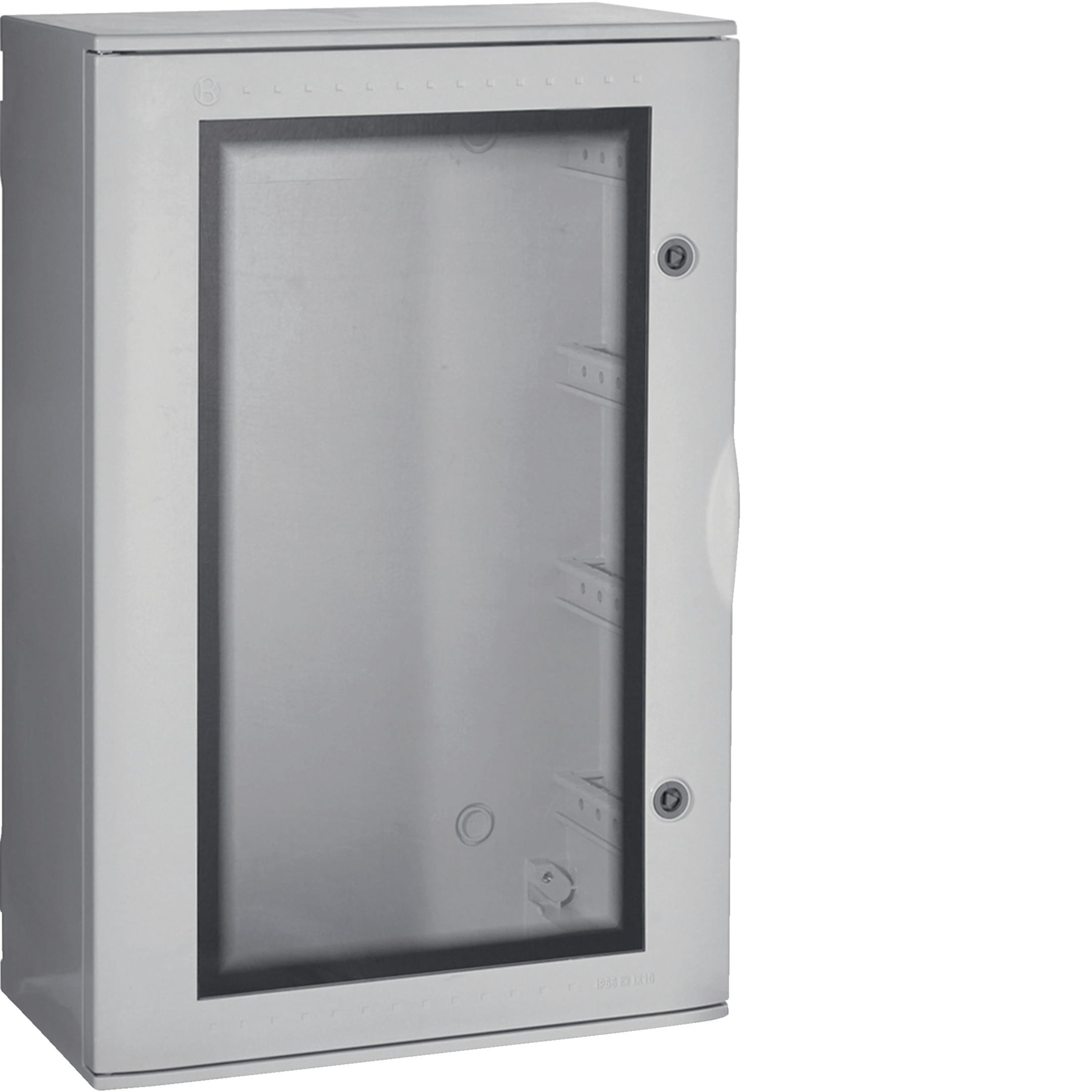 HAGER BOCCHIOTTI - Quadro in vetroresina oblò 650x430x210mm IP66 72M grigio Pedro VTR 04 OBLO'