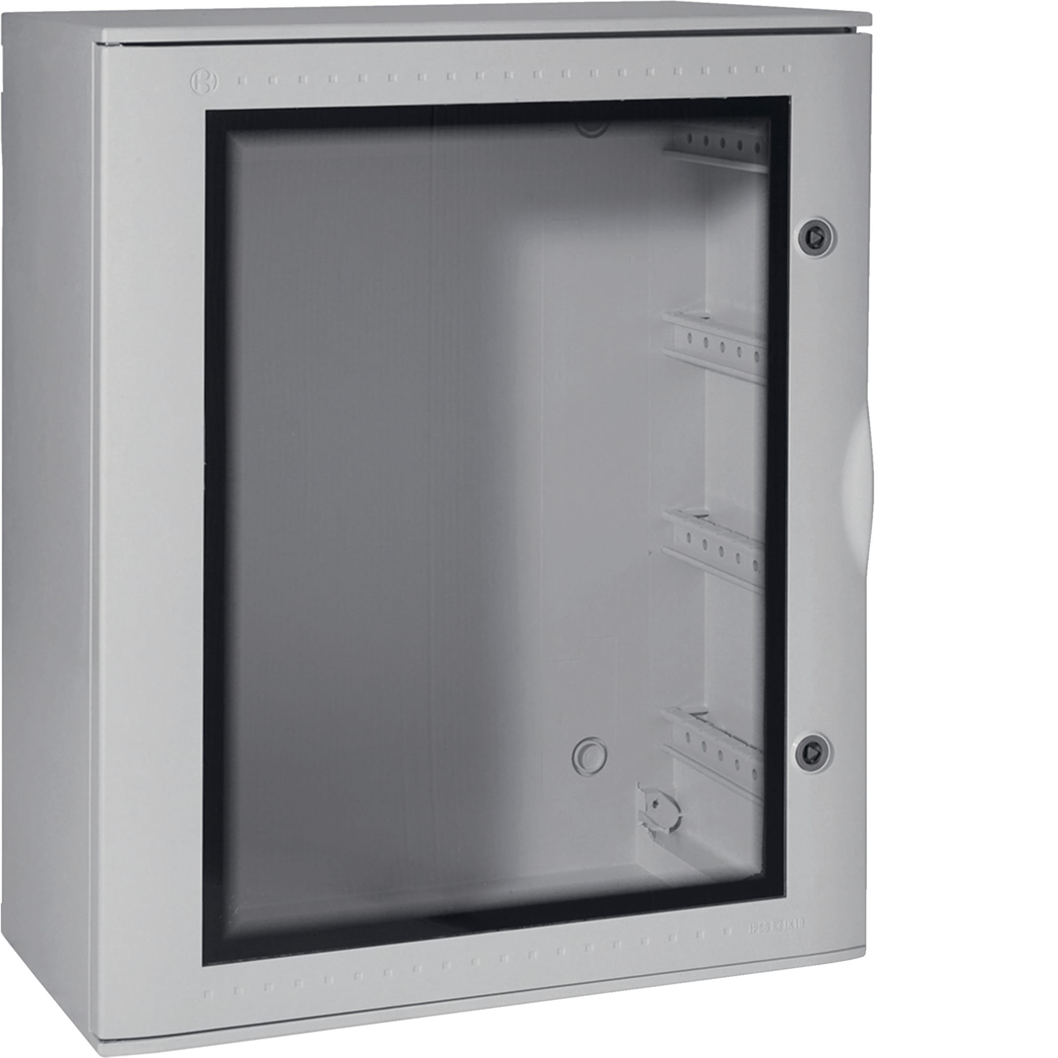 HAGER BOCCHIOTTI - Quadro in vetroresina oblò 650x540x260mm IP66 96M grigio Pedro VTR 05 OBLO'