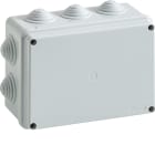 HAGER BOCCHIOTTI - IP55 03 VM Cassetta di derivazione stagna da parete con viti metalliche GRIGIO