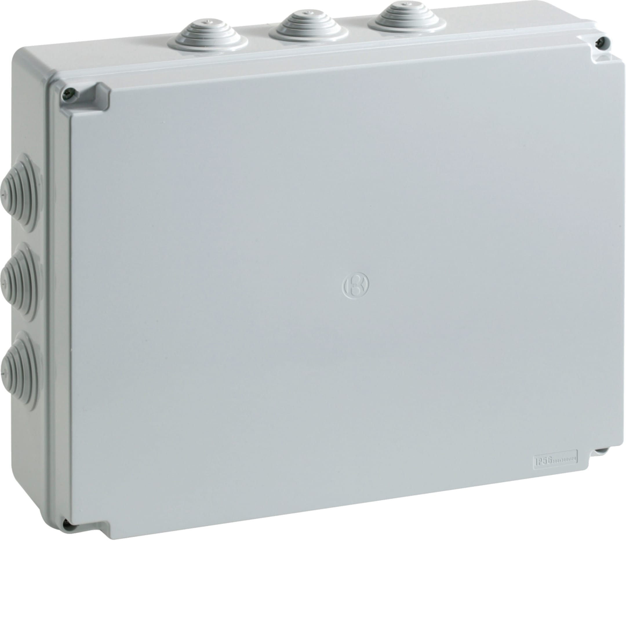 HAGER BOCCHIOTTI - Cassetta di derivazione IP55 grigia 380x300x120 viti metalliche IP55 07 VM