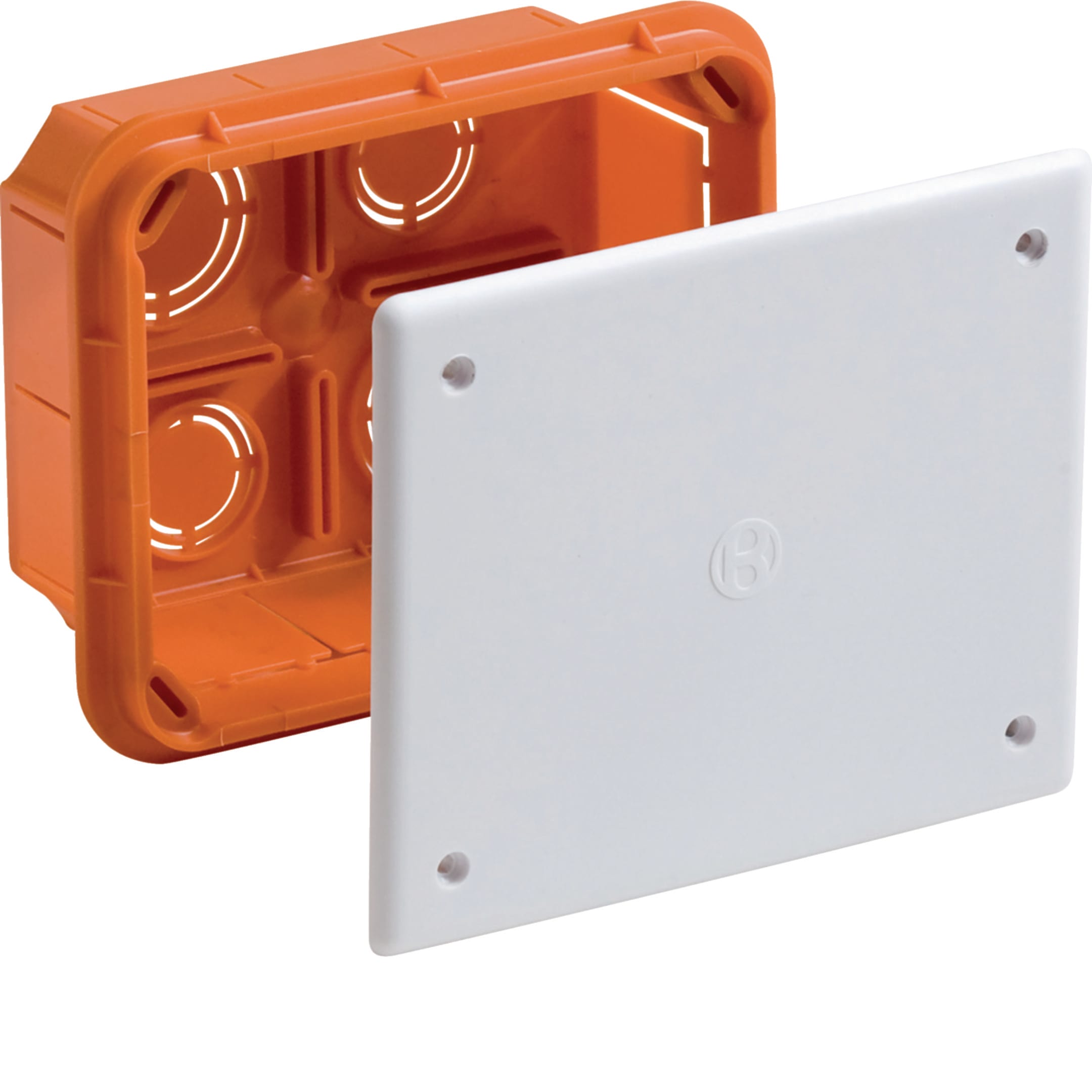 HAGER BOCCHIOTTI - Cassetta di derivazione da incasso per muratura 118x96x50mm CASS 02 INC