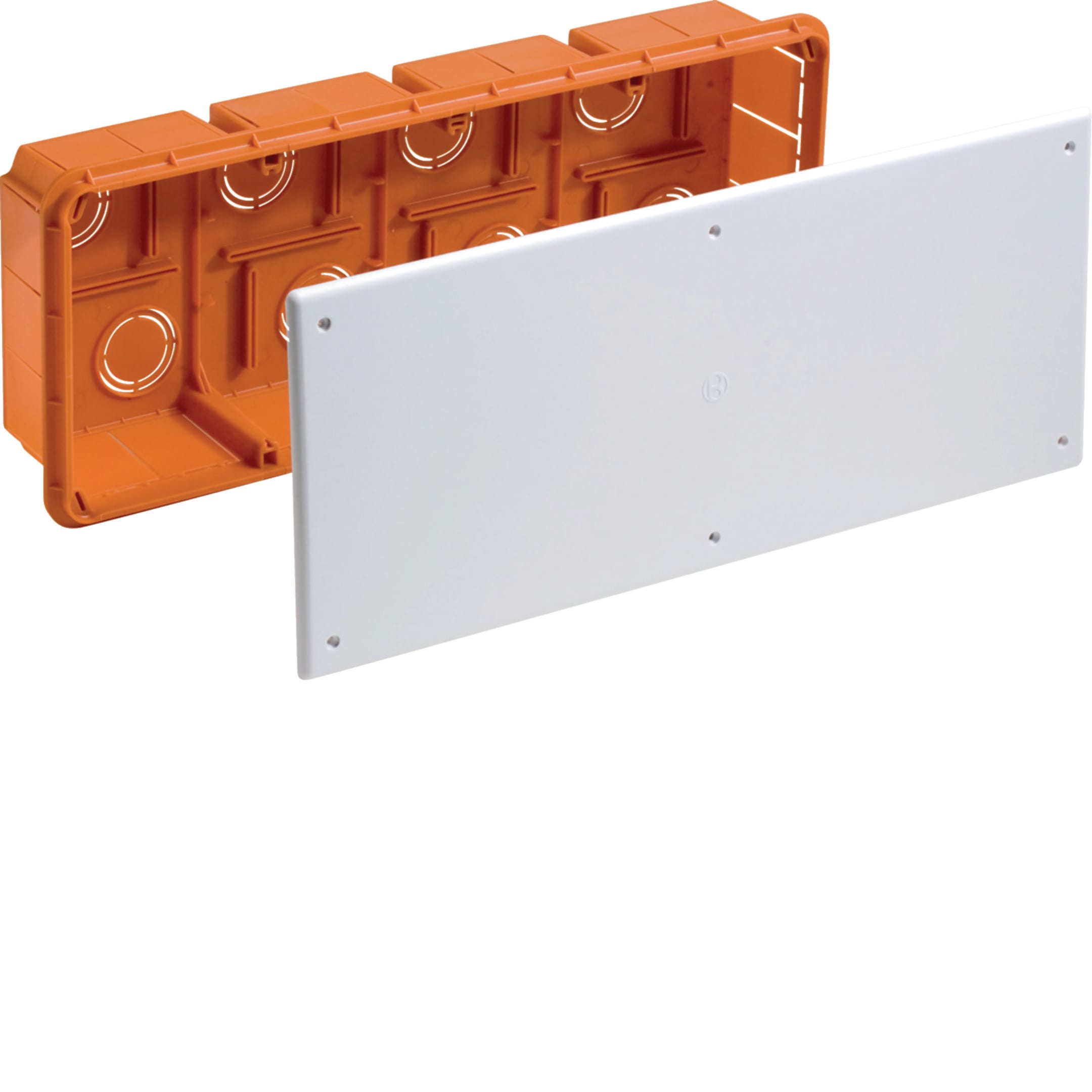 HAGER BOCCHIOTTI - Cassetta di derivazione da incasso per muratura 392x152x70mm CASS 08 INC