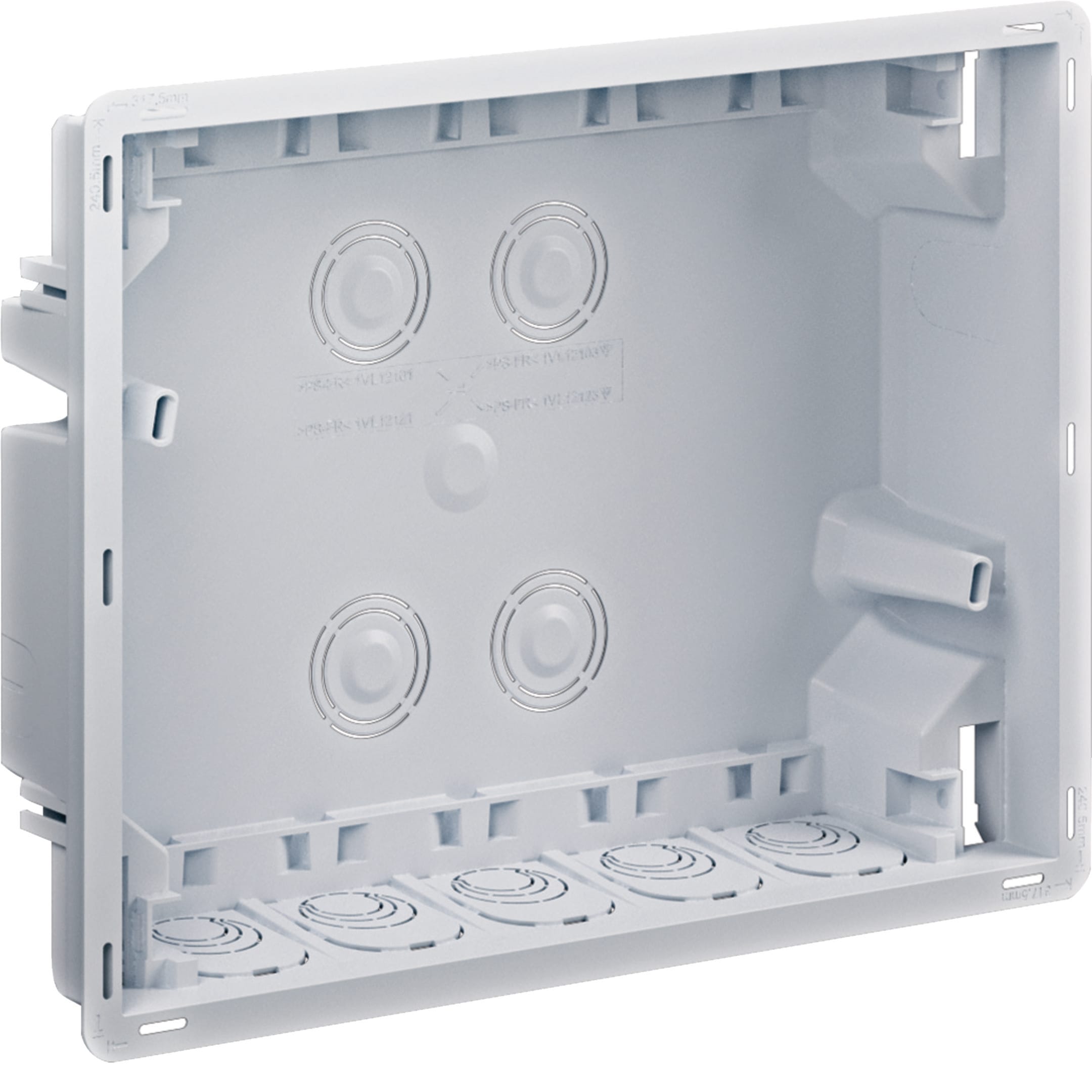 HAGER BOCCHIOTTI - Scatola per cartongesso per centralino Pablo Style 12 moduli STY SIC 12 CAR