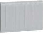 HAGER BOCCHIOTTI - Coprimodulo 4,5 moduli grigio RAL7035 per linee Pablo e Pedro