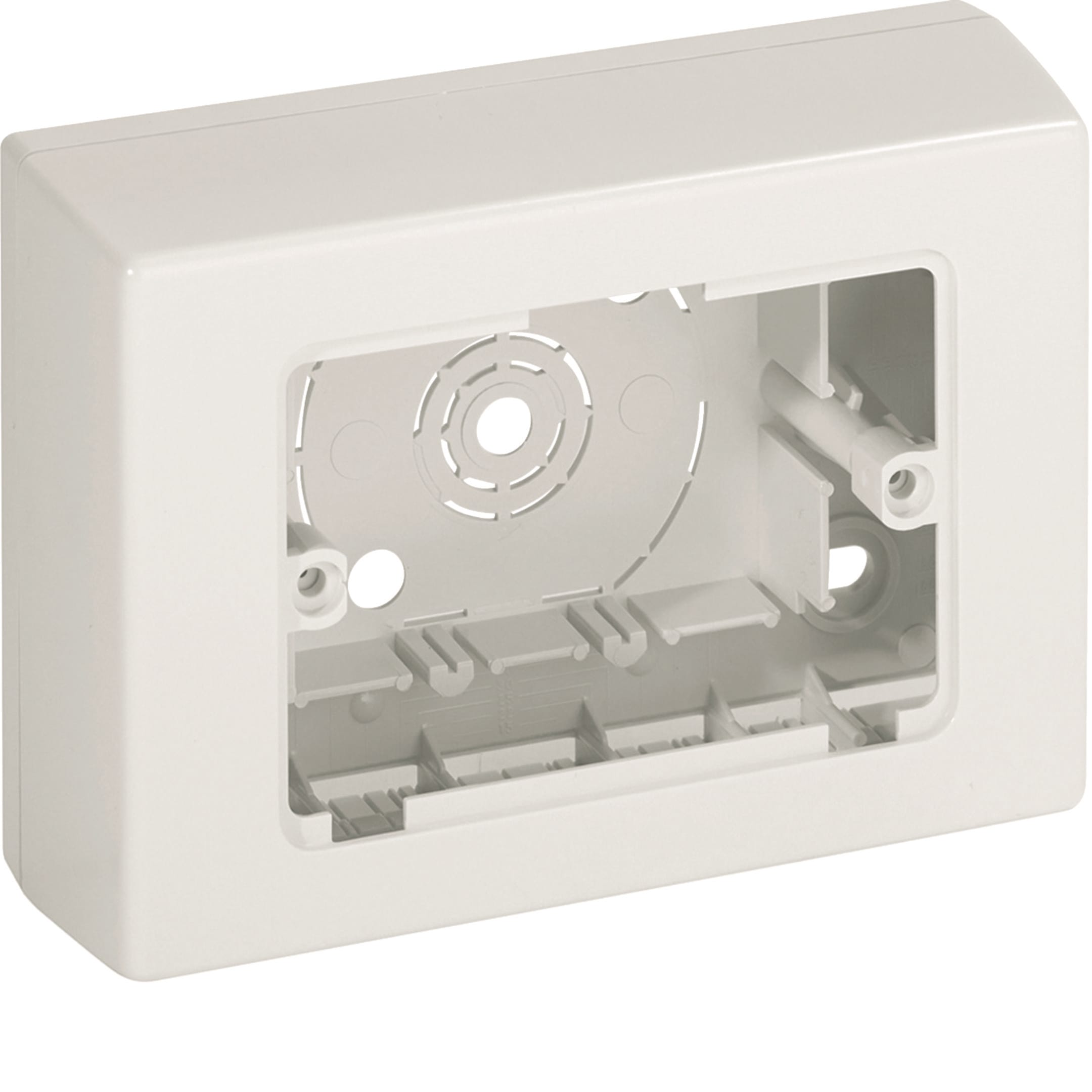 HAGER BOCCHIOTTI - Scatola porta apparecchi universale 3 moduli 43mm linee TMC/TMU bianco SRMN W