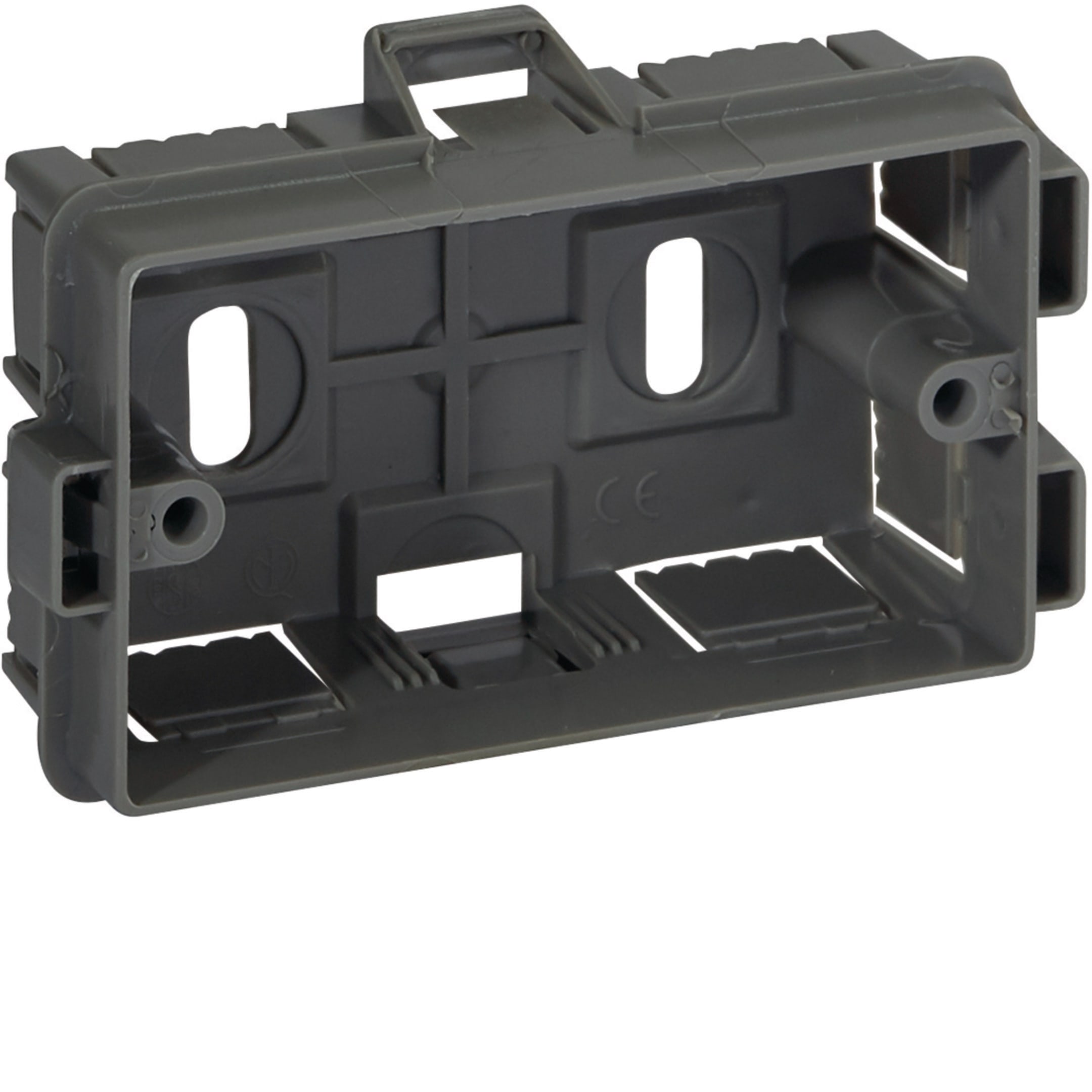 HAGER BOCCHIOTTI - SA Scatola porta apparecchi 3M prof 37mm per linee TA-N / ALU-B  GRIGIO