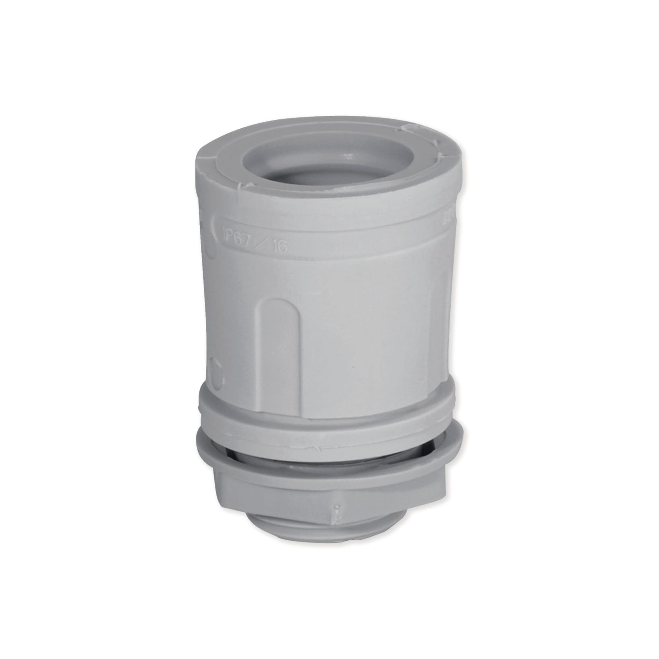 HAGER BOCCHIOTTI - Raccordo tubo rigido-scatola IP67 grigio RSTN25