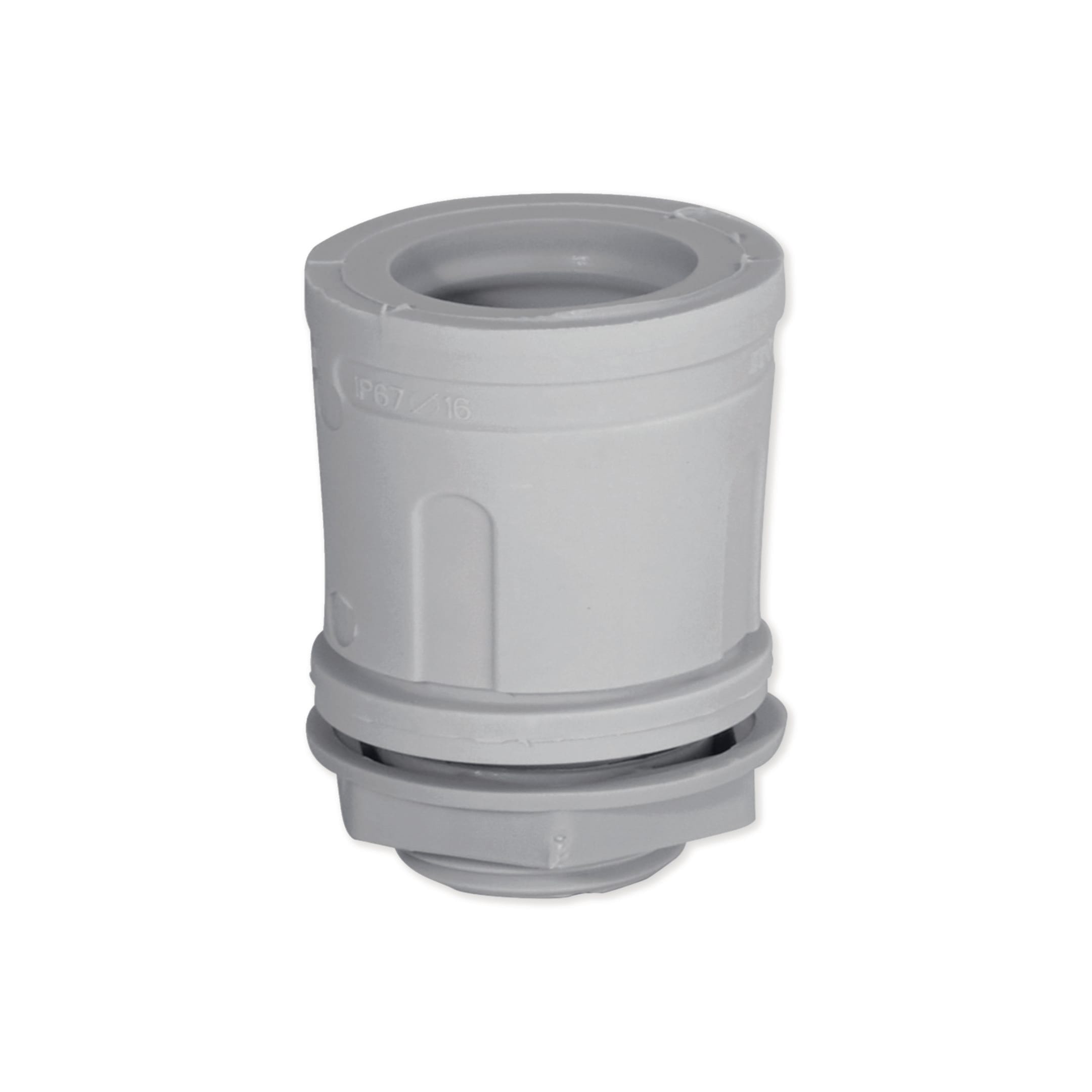 HAGER BOCCHIOTTI - Raccordo tubo rigido-scatola IP67 grigio RSTN32