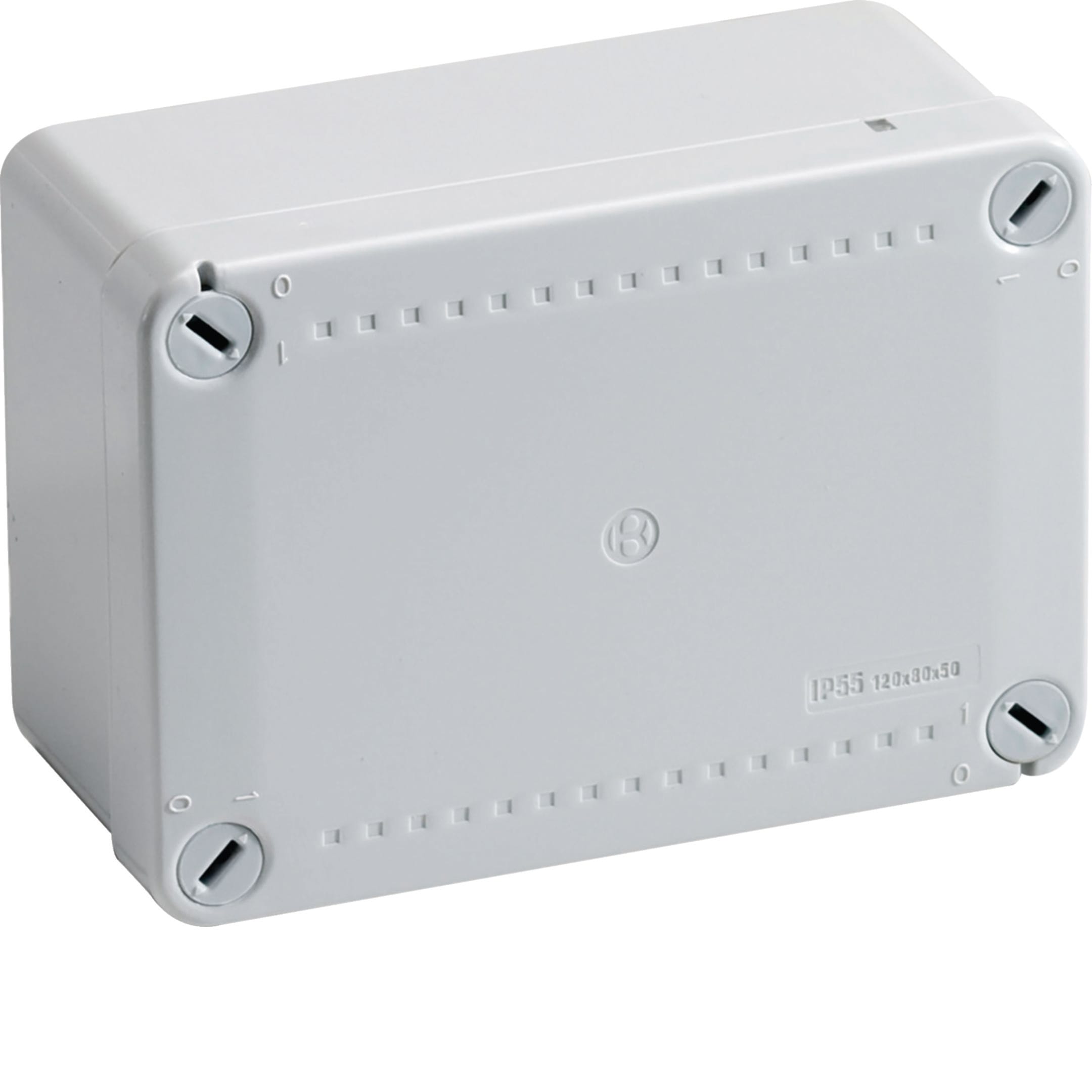 HAGER BOCCHIOTTI - Cassetta di derivazione IP56 grigia 120x80x50 1/4 di giro IP56 02 GRI