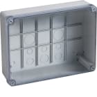 HAGER BOCCHIOTTI - IP56 07 TRASP Cassetta di derivazione cop trasparente viti 1/4 di giro GRIGIO