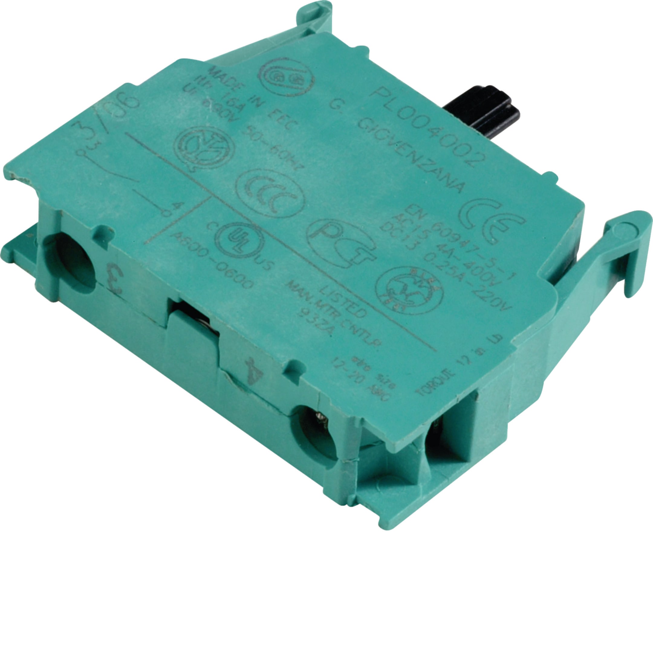HAGER BOCCHIOTTI - CONTATTO NA 16A 690V per centralino Pablo Emergenza IP55 CE PULS R