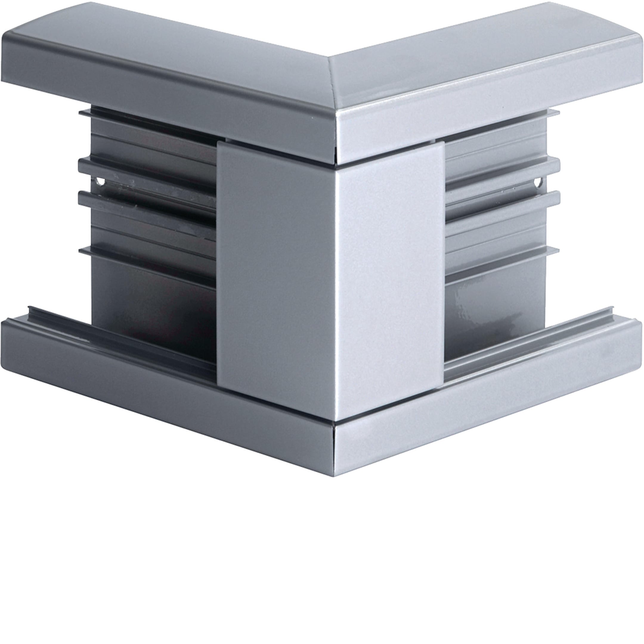 HAGER BOCCHIOTTI - Angolo esterno per canale ALU-B alluminio opaco AE-ALU 120x40 AO