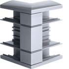 HAGER BOCCHIOTTI - Angolo esterno per canale ALU-B alluminio opaco AE-ALU 200x60 AO