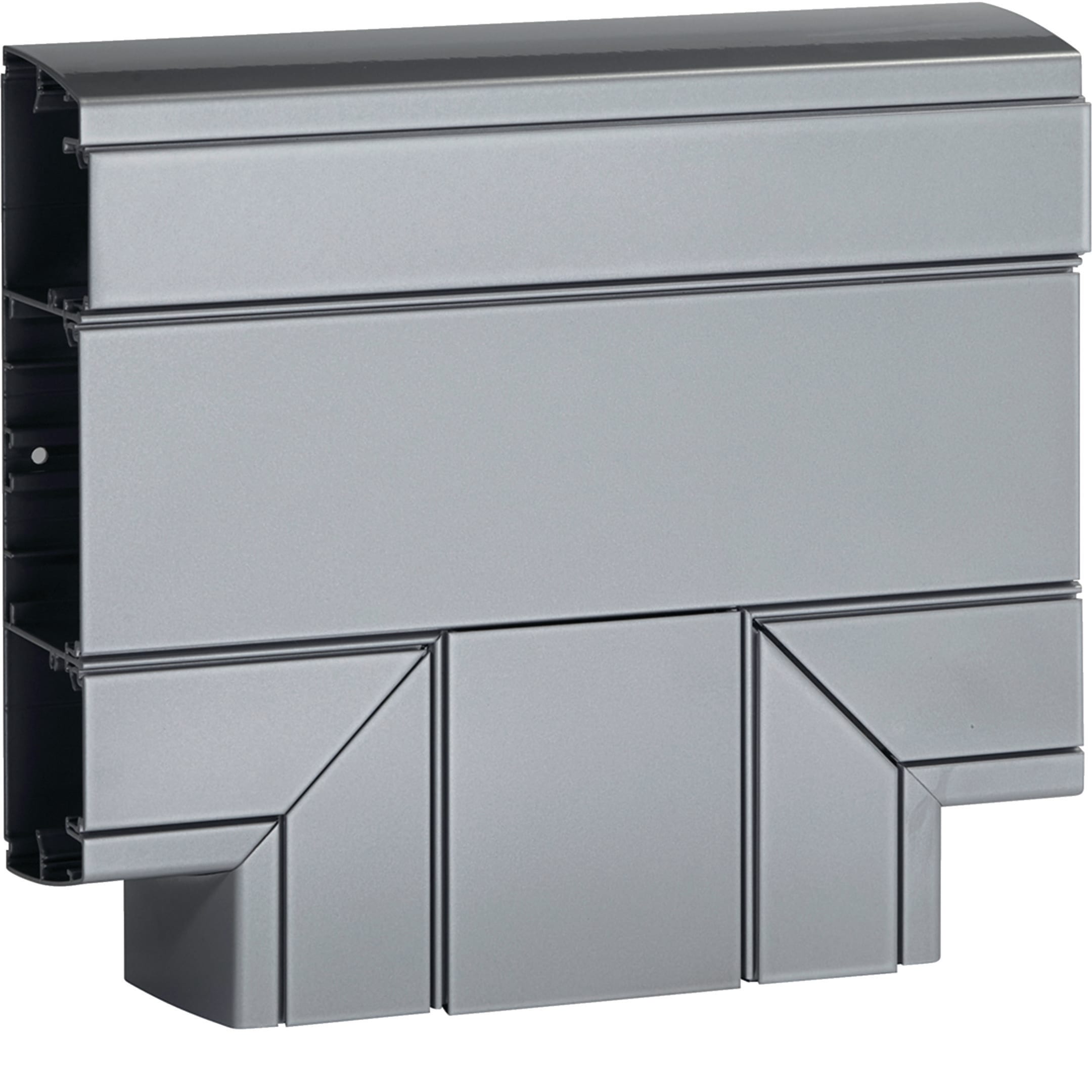 HAGER BOCCHIOTTI - Derivazione a T per canale ALU-B alluminio opaco DT-ALU 200x60 AO