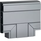 HAGER BOCCHIOTTI - Derivazione a T per canale ALU-B alluminio opaco DT-ALU 200x60 AO