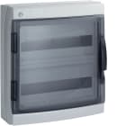 HAGER BOCCHIOTTI - Centralino 36 moduli con portella fumè Pablo IP65 grigio IP65 36 GRI
