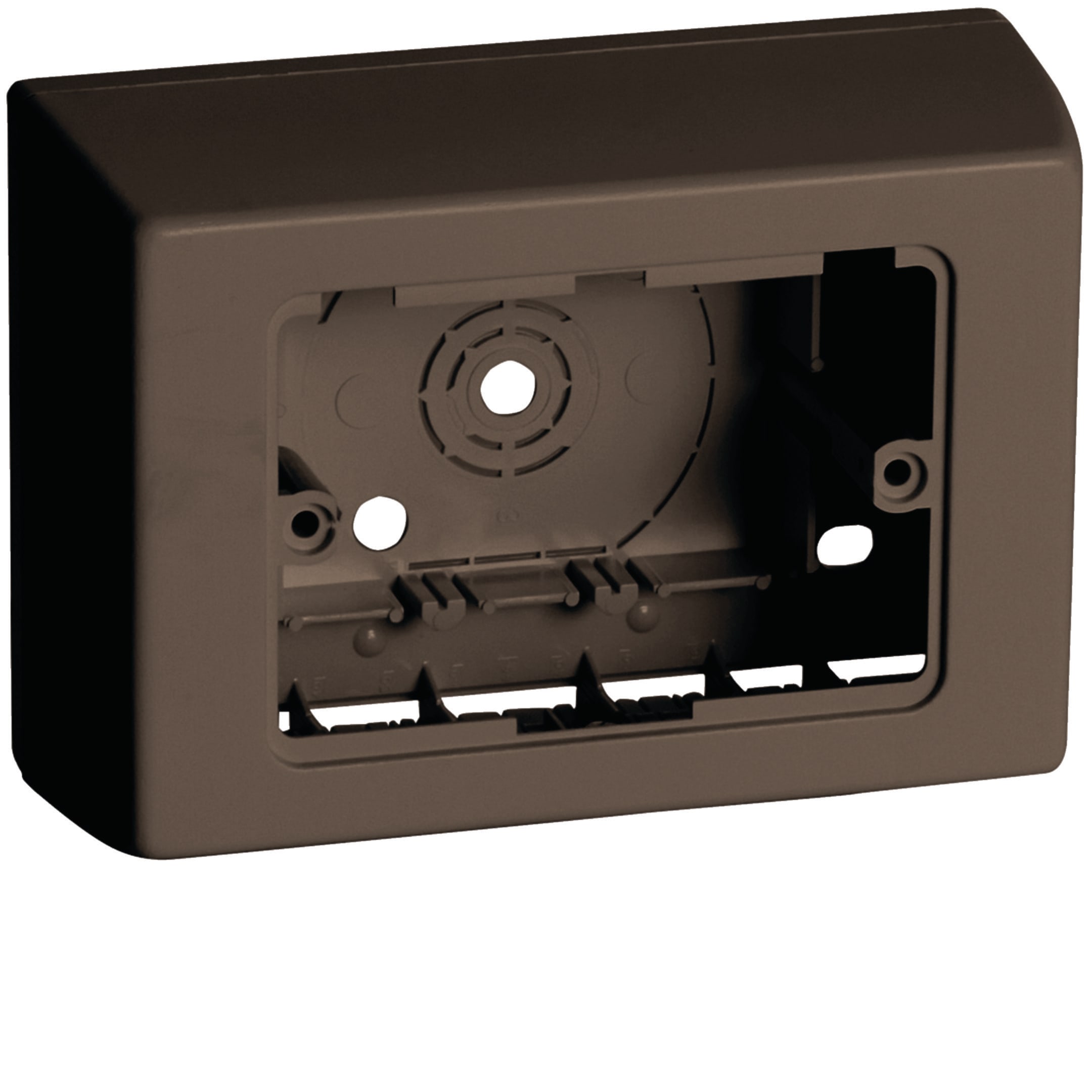 HAGER BOCCHIOTTI - Scatola porta apparecchi universale 3 moduli linee TMC/TMU marrone SMN B