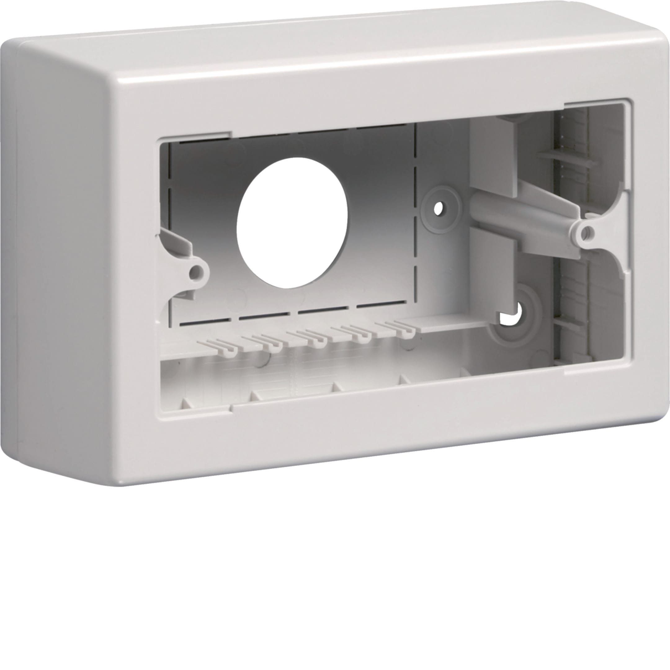 HAGER BOCCHIOTTI - Scatola porta apparecchi universale 4-3 moduli linee TMC/TMU bianco SMN 4-3 W