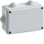 HAGER BOCCHIOTTI - Cassetta derivazione IP55 grigia 120x80x50 viti metalliche IP55 02 VM GWT960