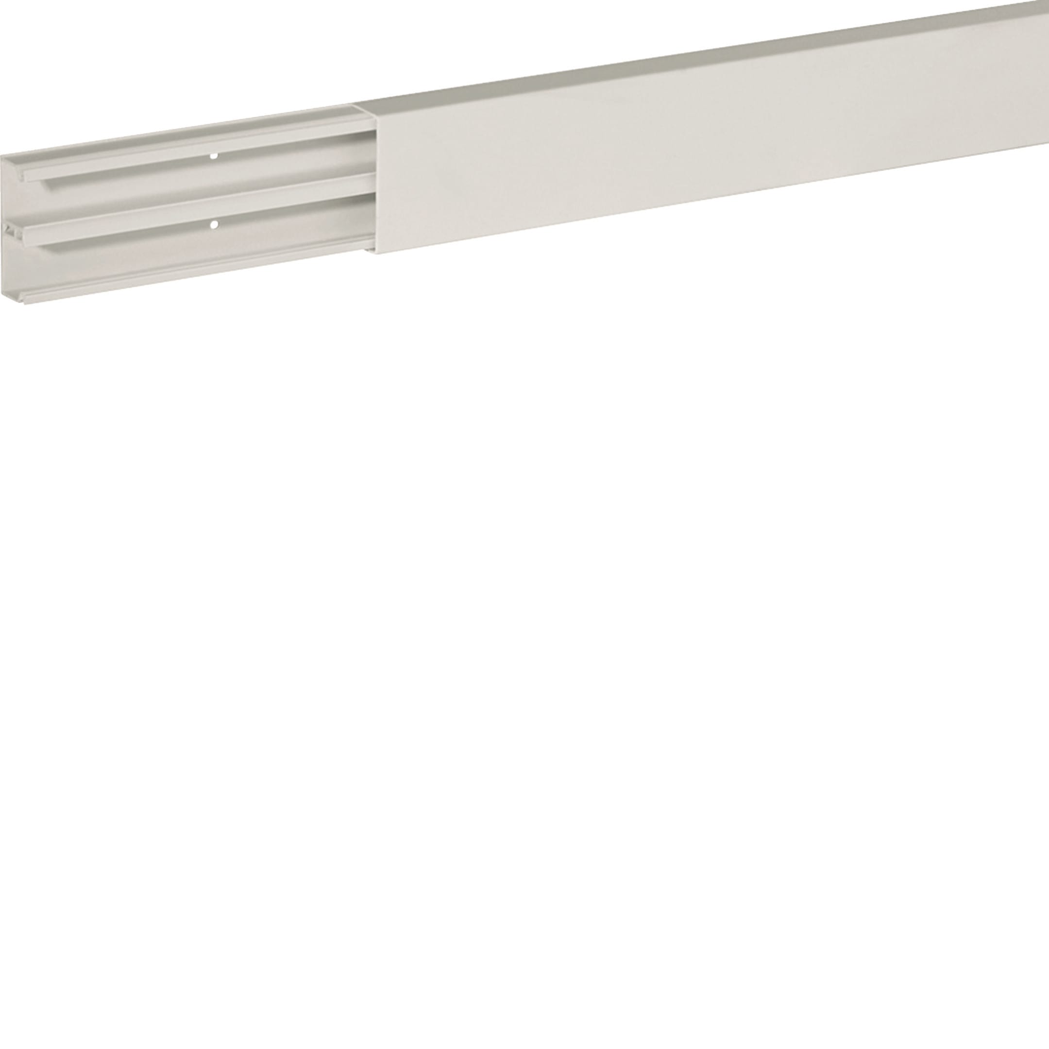 HAGER BOCCHIOTTI - TMU 40/2x17 W Minicanale monoscomparto con coperchio avvolgente BIANCO