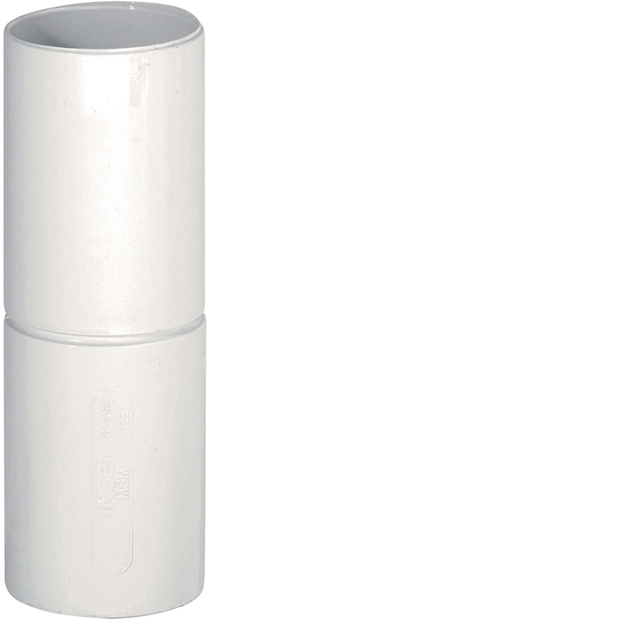 HAGER BOCCHIOTTI - Manicotto di giunzione per tubi rigidi autoestinguente IP40 grigio MGM50