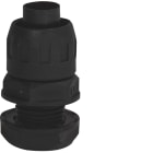HAGER BOCCHIOTTI - Raccordo girevole guaina spiralata-scatola IP65 passo METRICO M1,5 nero RPMN20