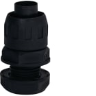 HAGER BOCCHIOTTI - Raccordo girevole guaina spiralata-scatola IP65 passo METRICO M1,5 nero RPMN22