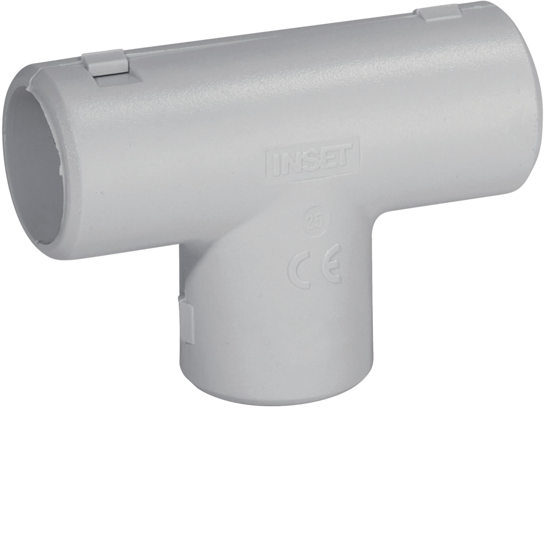 HAGER BOCCHIOTTI - Giunto a T ispezionabile per tubi rigidi autoestinguente IP40 grigio TISP32